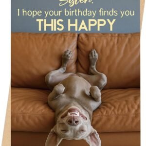Sister Birthday Card, Happy Birthday Gift for Sister
