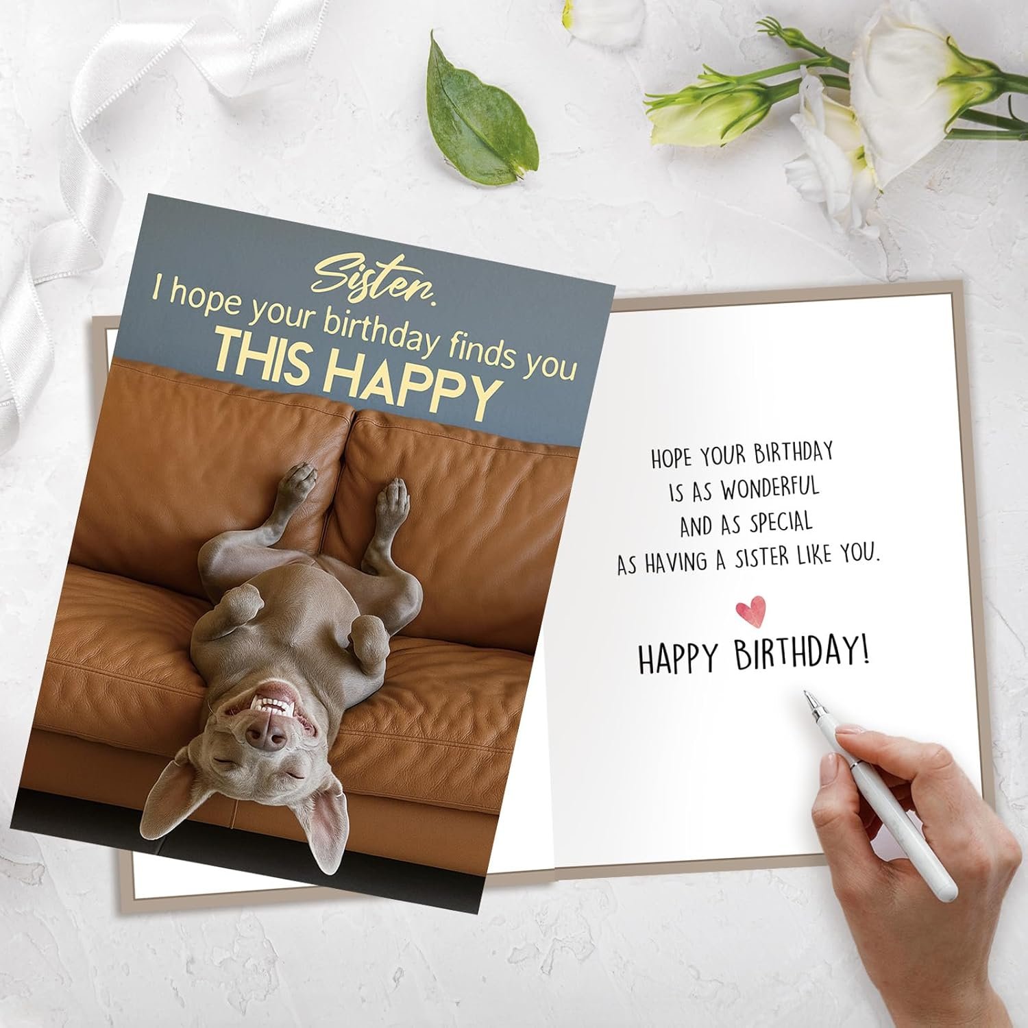 Sister Birthday Card, Happy Birthday Gift for Sister - Image 7