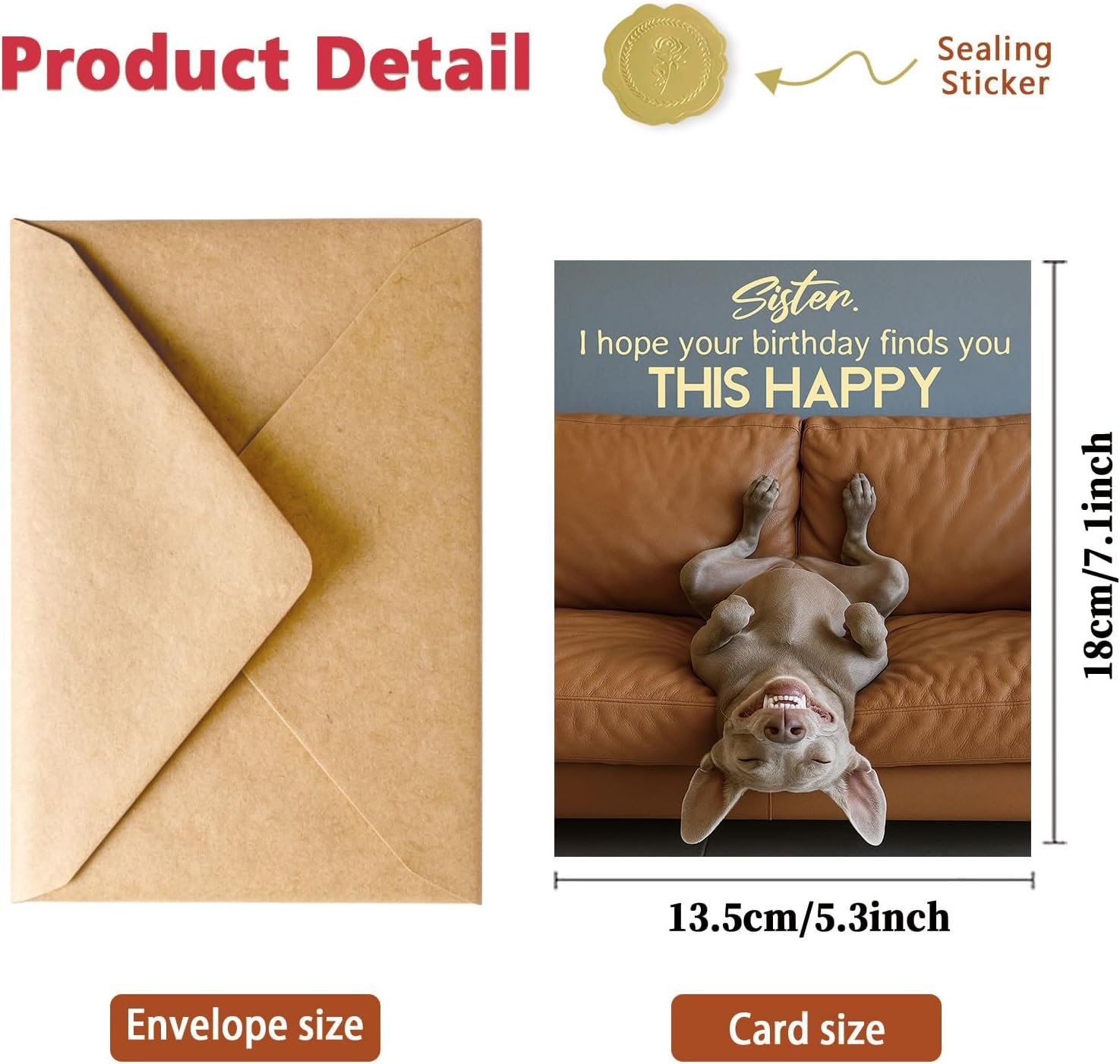 Sister Birthday Card, Happy Birthday Gift for Sister - Image 8